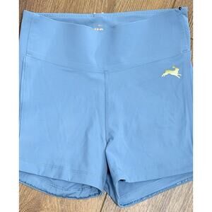 Tracksmith Womens Bell Lap Shorts 3" Running Tights Light Blue Size XS